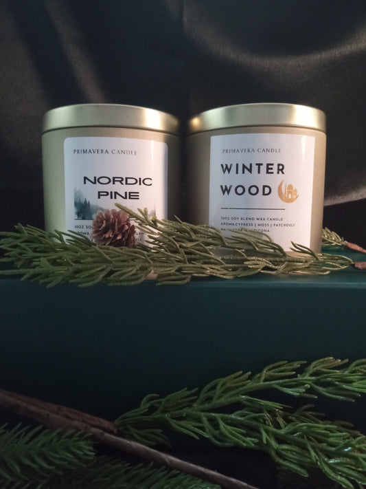 Bundle Set | Nordic Pine & Winter Wood | Candle Scents