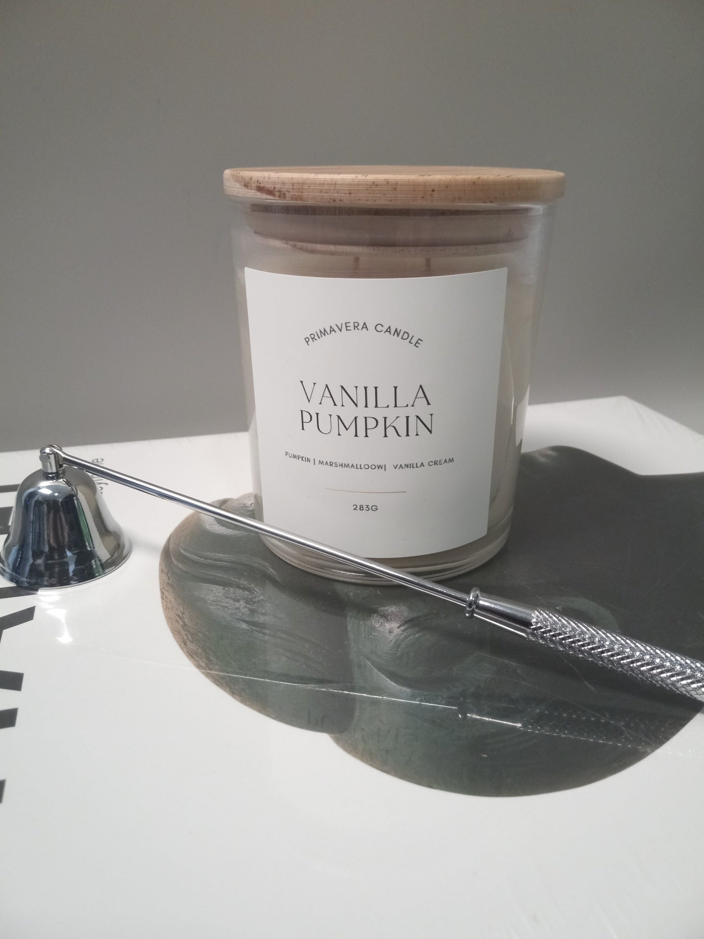 Vanilla Pumpkin Candle | Warm Vanilla, Pumpkin & Marshmallow Scent