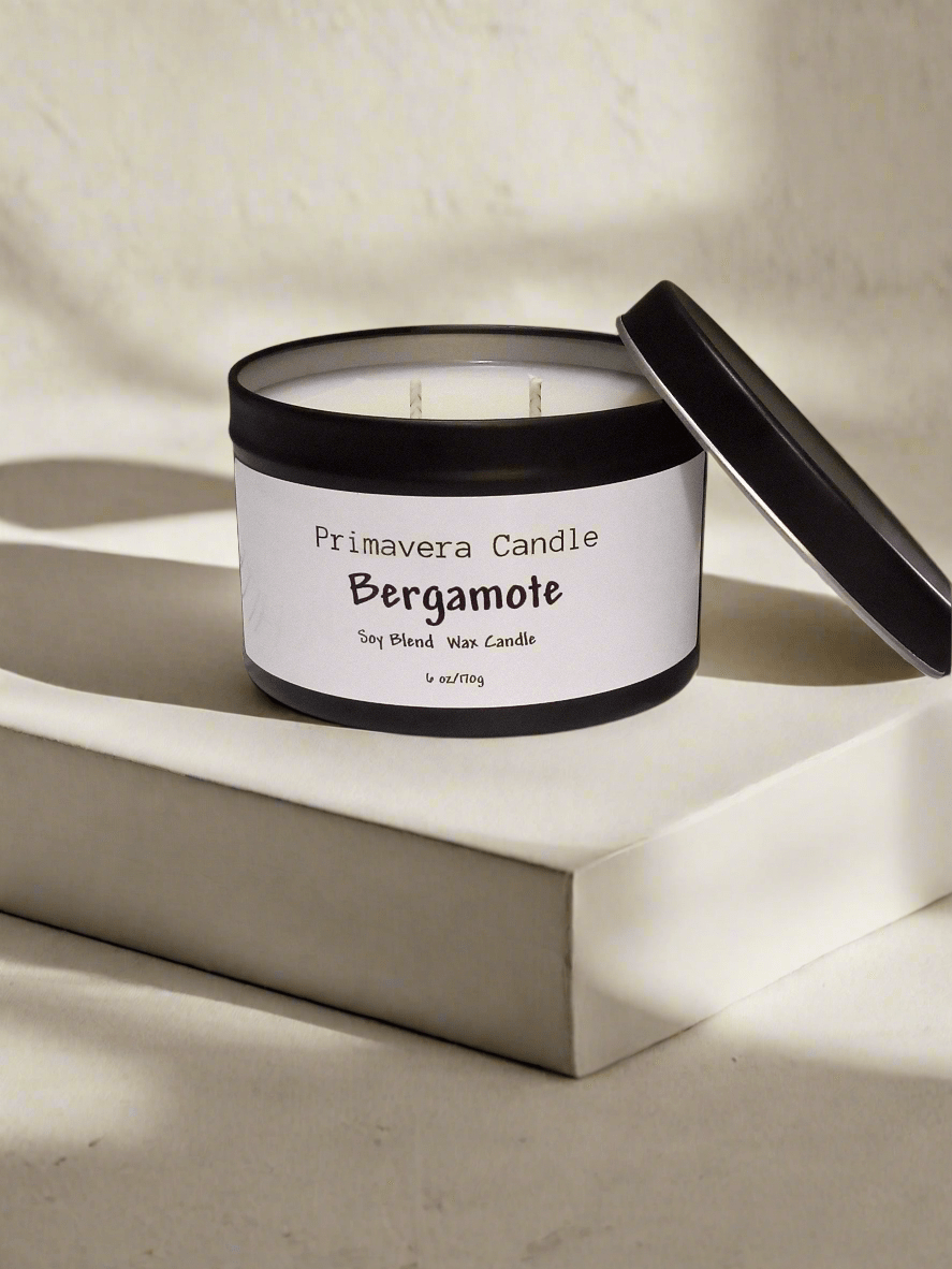 Bergamote Candle | Citrus, Florals & Vanilla Scented Candle