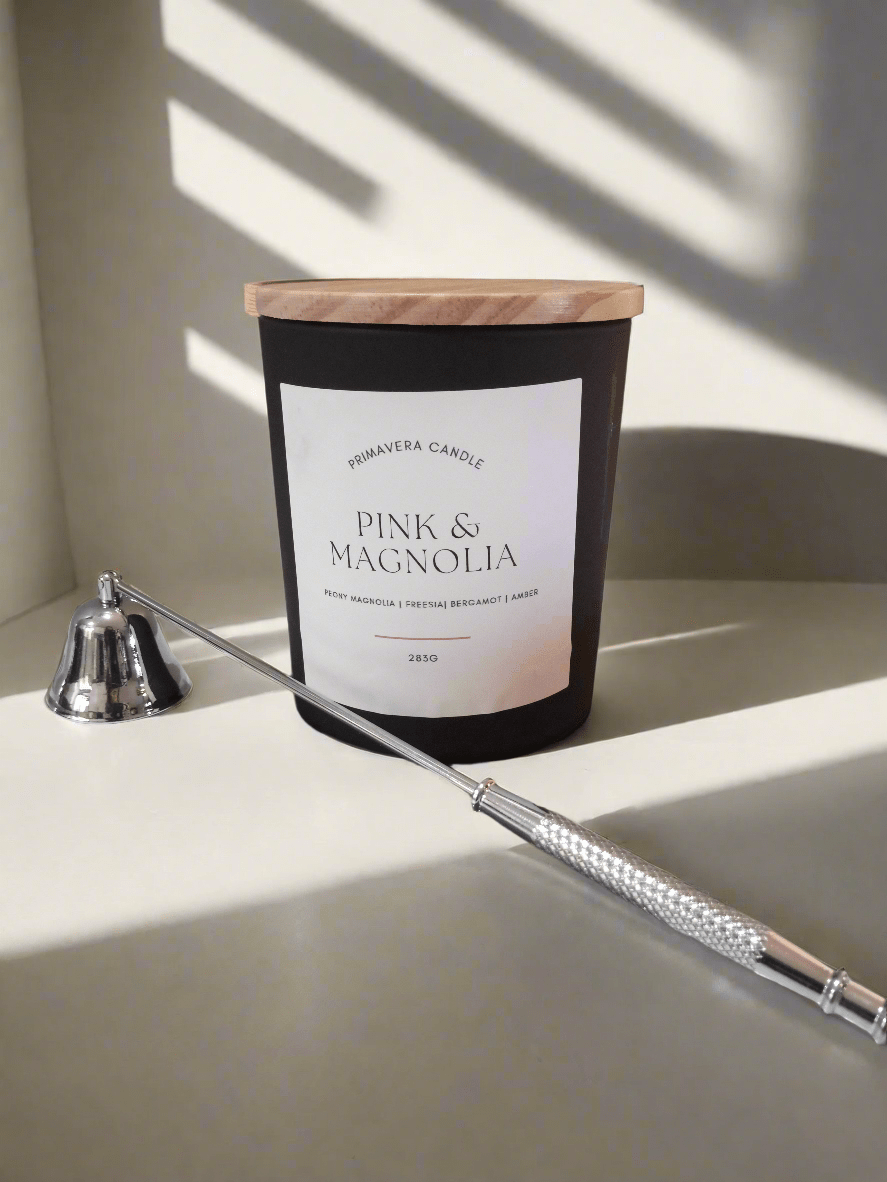 Pink Magnolia Candle | Magnolia, Peony & Freesia Floral Scent