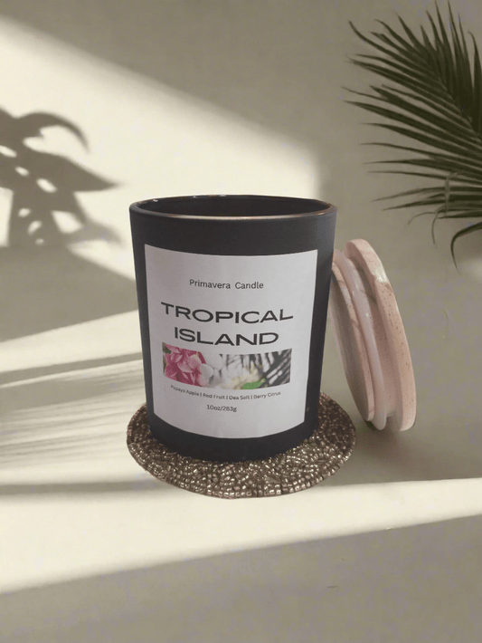 Tropical Island Candle | Coconut, Pineapple & Vanilla Scent