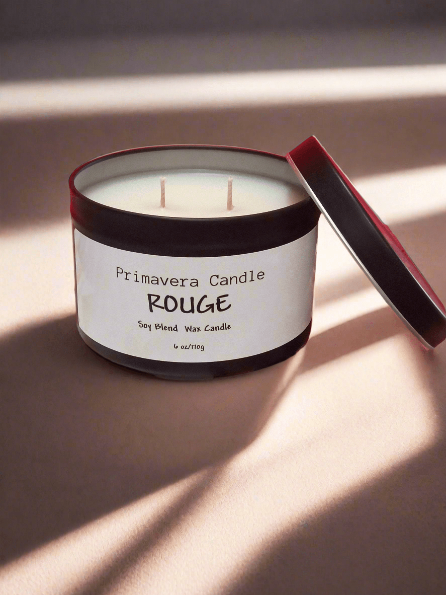 Rouge Candle | Jasmine, Saffron & Amber Wood Elegant Fragrance