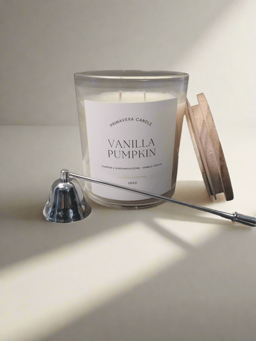 Vanilla Pumpkin Candle | Warm Vanilla, Pumpkin & Marshmallow Scent