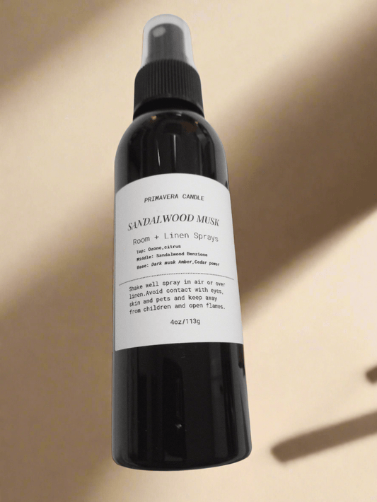 Sandalwood Musk Room Spray | Amber, Cedar & Dark Musk Scent