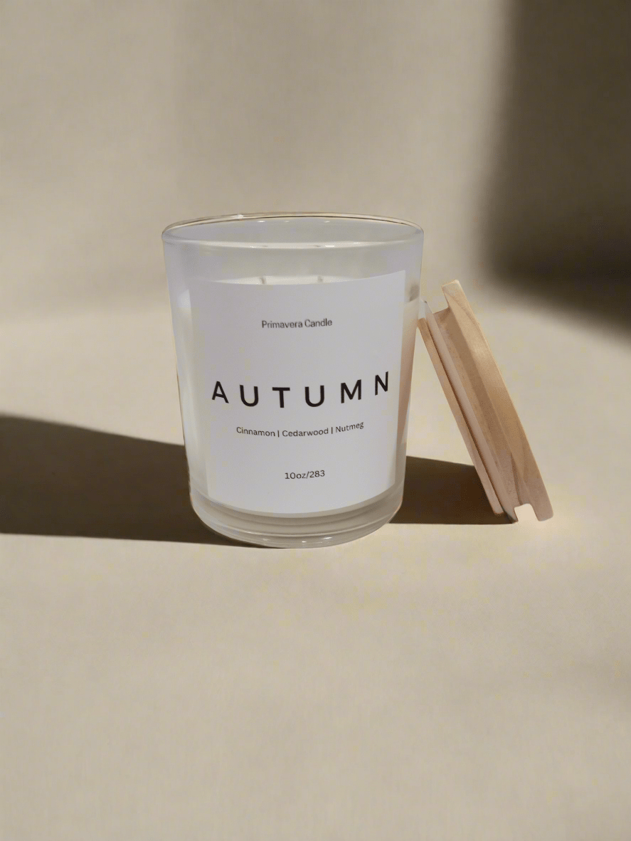 autumn candle at primavera candle