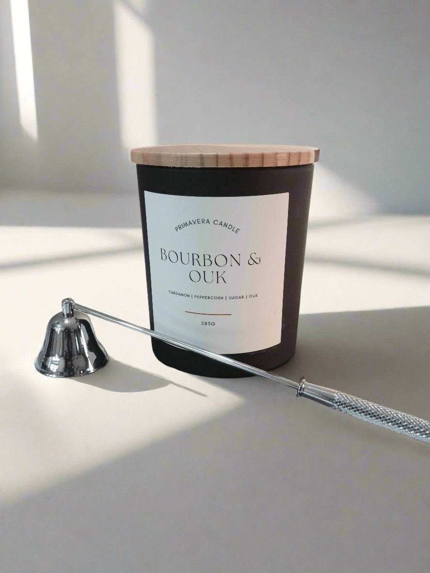 Bourbon Candle | Spicy Peppercorn, Butterscotch & Ouk Blend