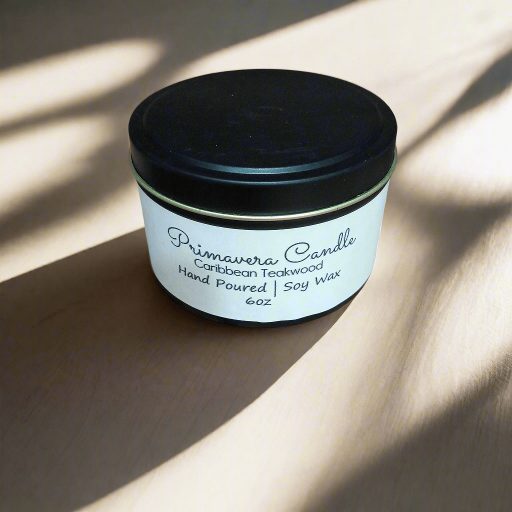 Caribbean Teakwood Candle | Cedar Wood, Patchouli & Black Pepper Scent