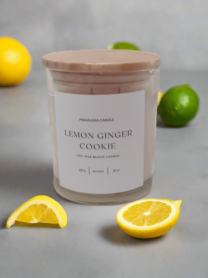 lemon ginger cookie candle at primavera candle