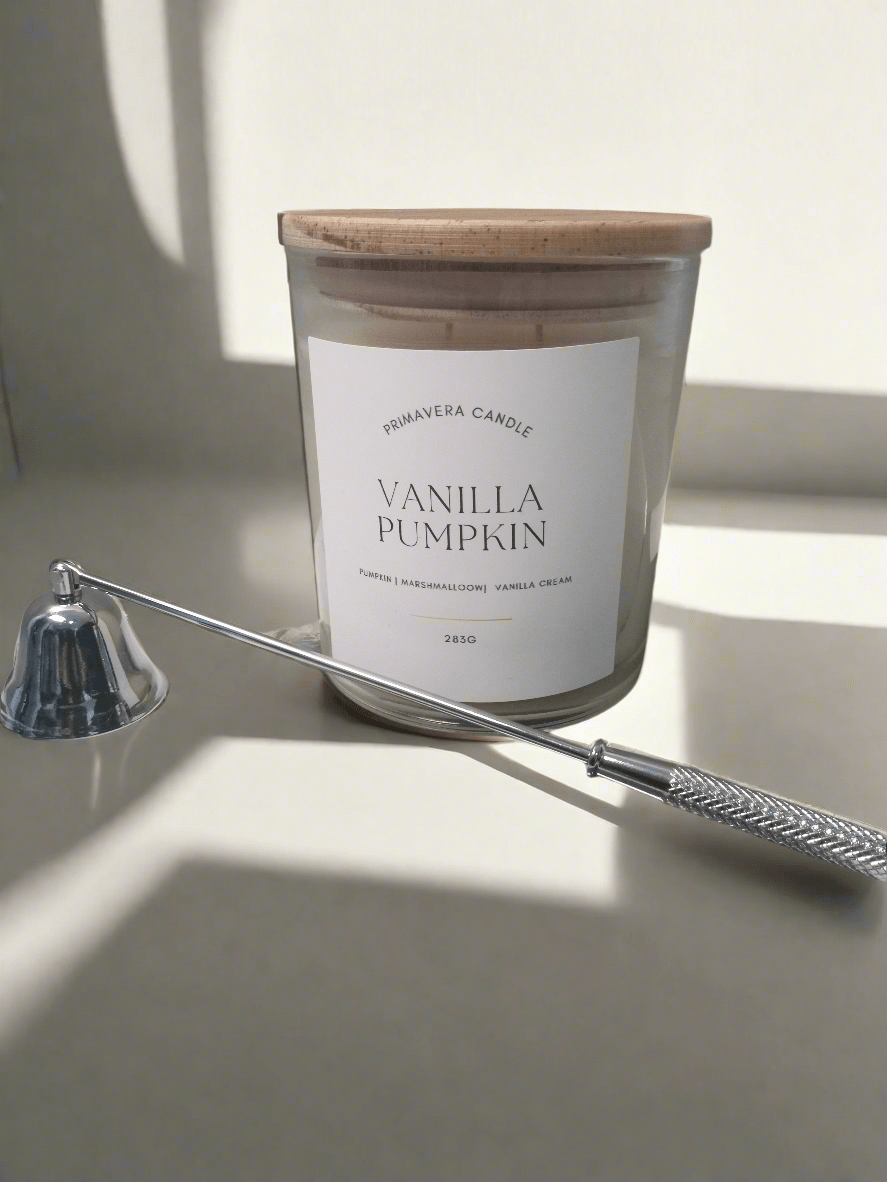 Vanilla Pumpkin Candle | Warm Vanilla, Pumpkin & Marshmallow Scent