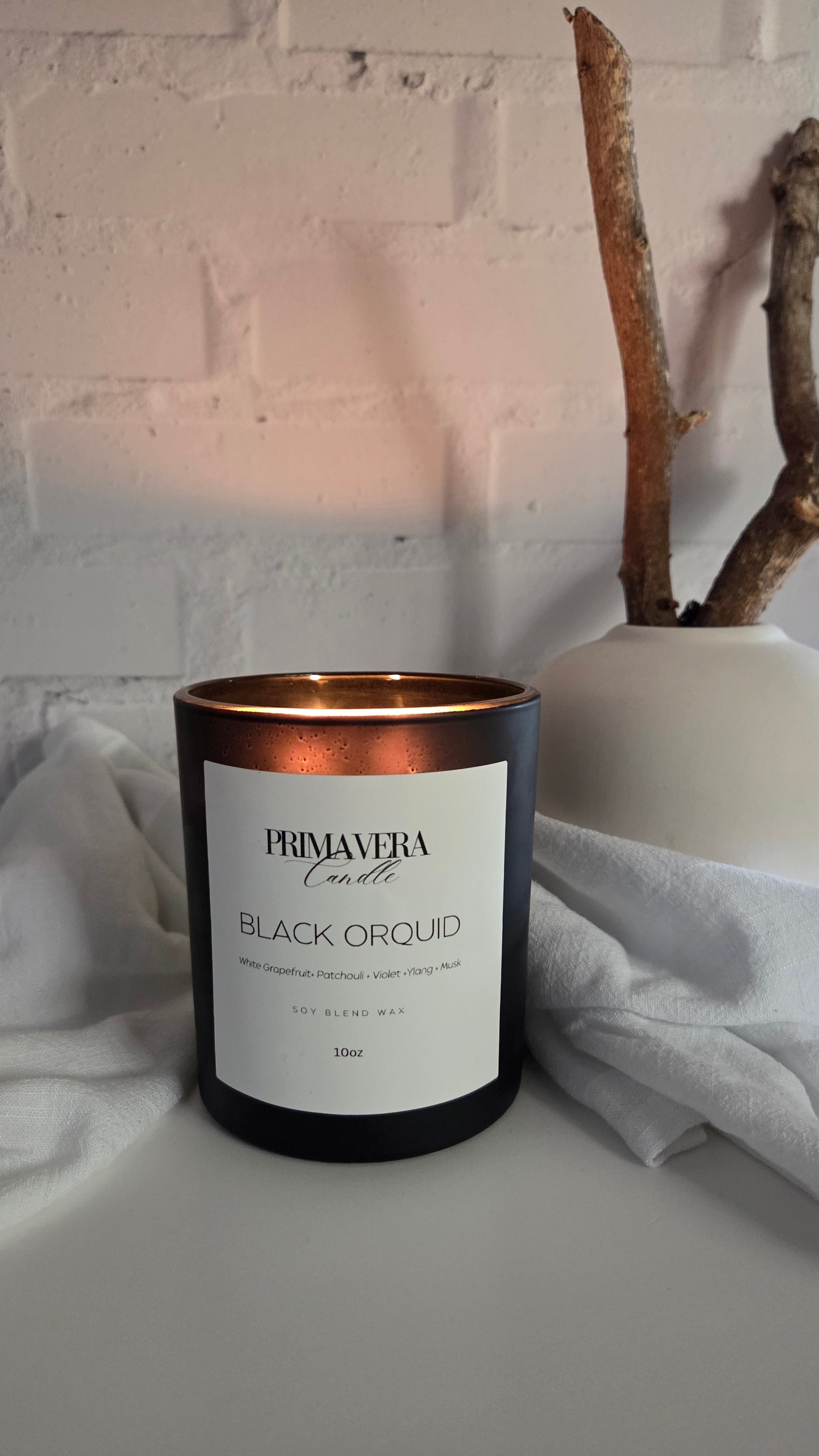 Black Orchid Candle | White grapefruit Sandalwood Patchouli