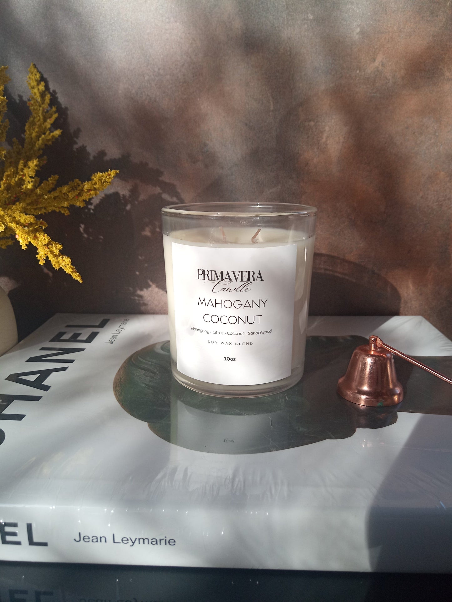 Mahogany Coconut Candle | Island Coconut, Mahogany & Vanilla Scent