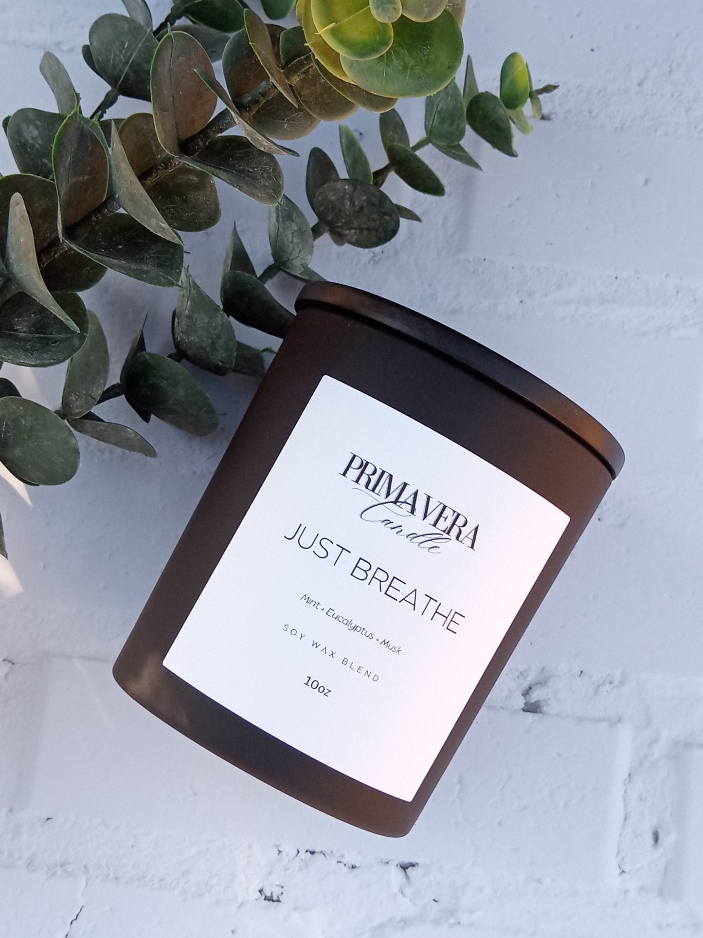 Just Breathe Candle | Mint, Eucalyptus &Musk