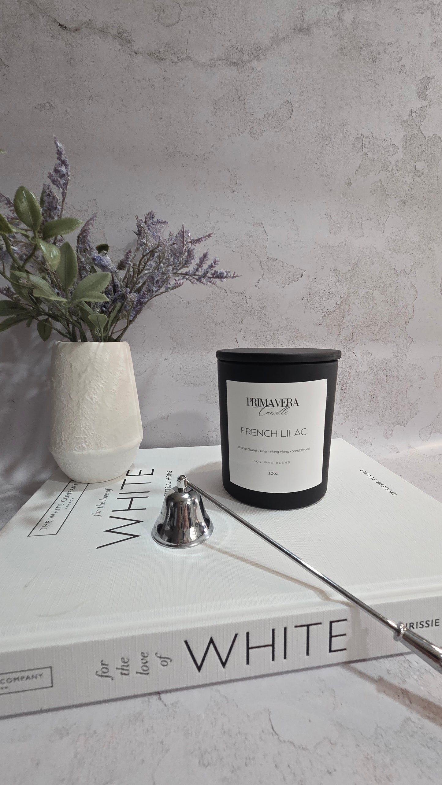 French Lilac Candle | Orange ,Pine, Ylang Ylang, Sandalwood