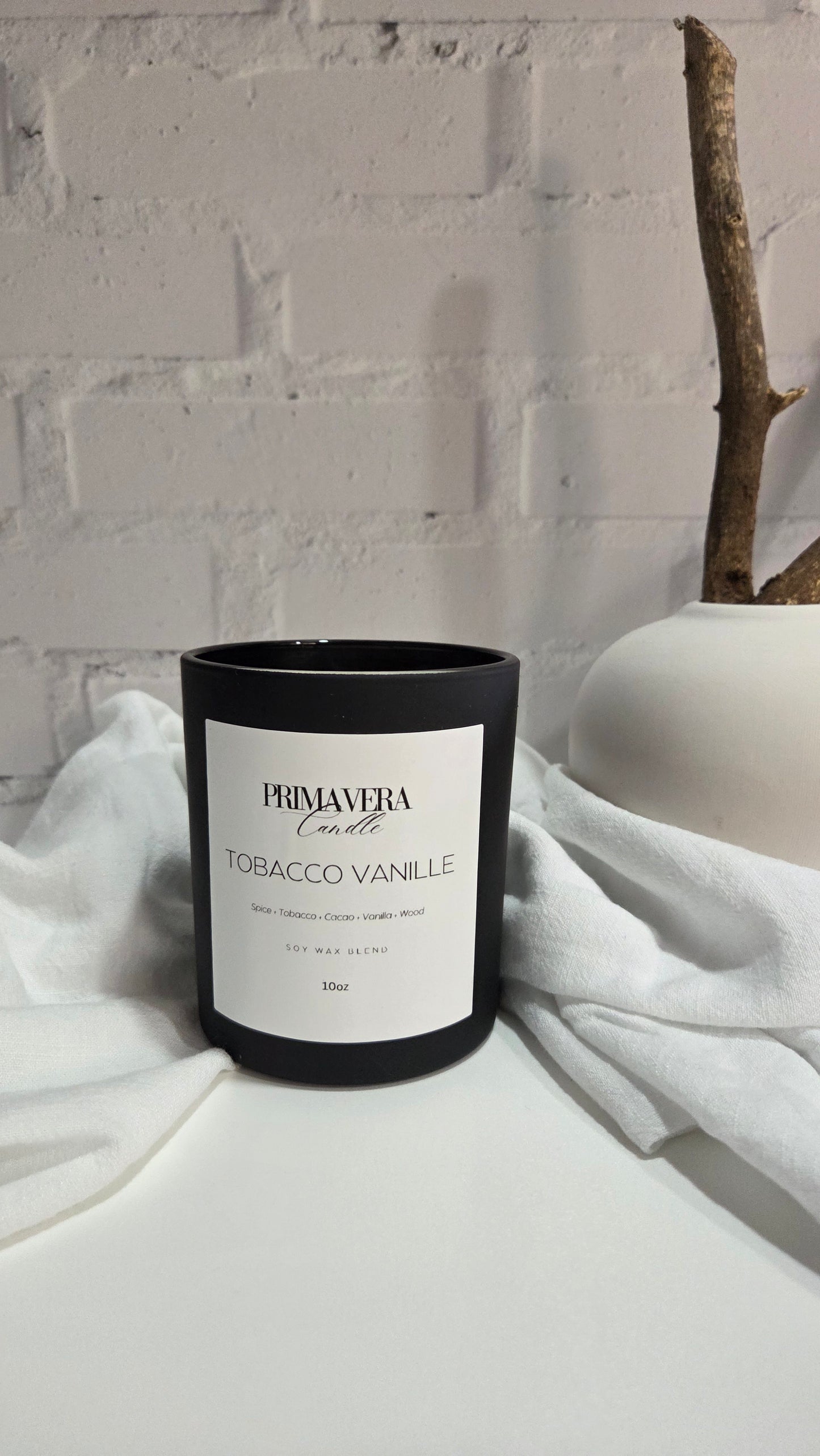 Tobacco & Vanille Candle | Spice, Cacao, Tobacco