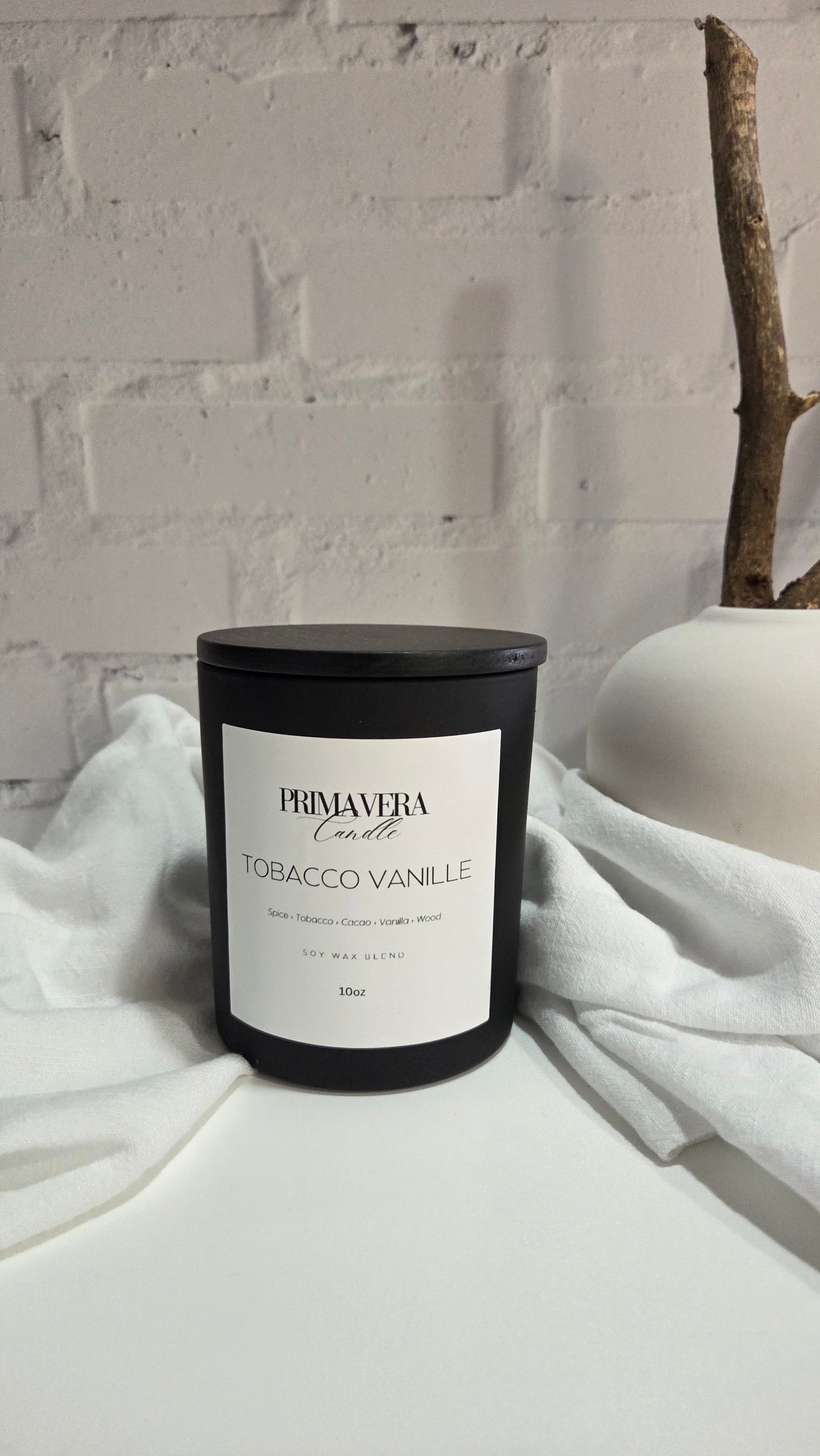 Tobacco & Vanille Candle | Spice, Cacao, Tobacco