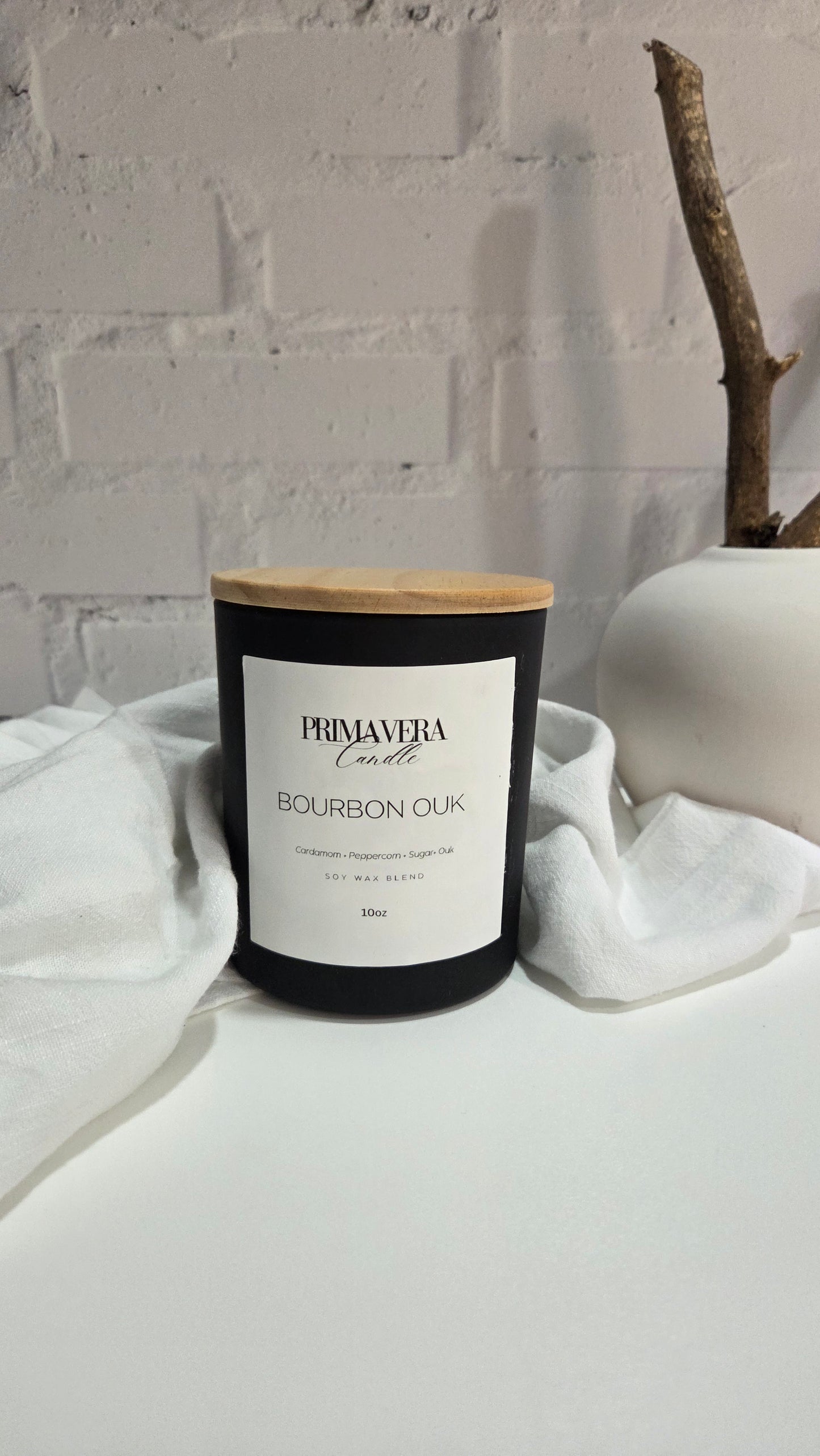 Bourbon Ouk Candle | Spicy Peppercorn, Butterscotch & Ouk Blend