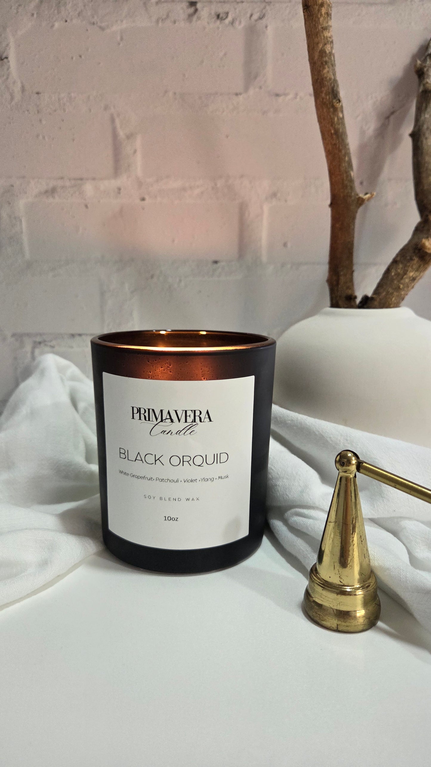 Black Orchid Candle | White grapefruit Sandalwood Patchouli