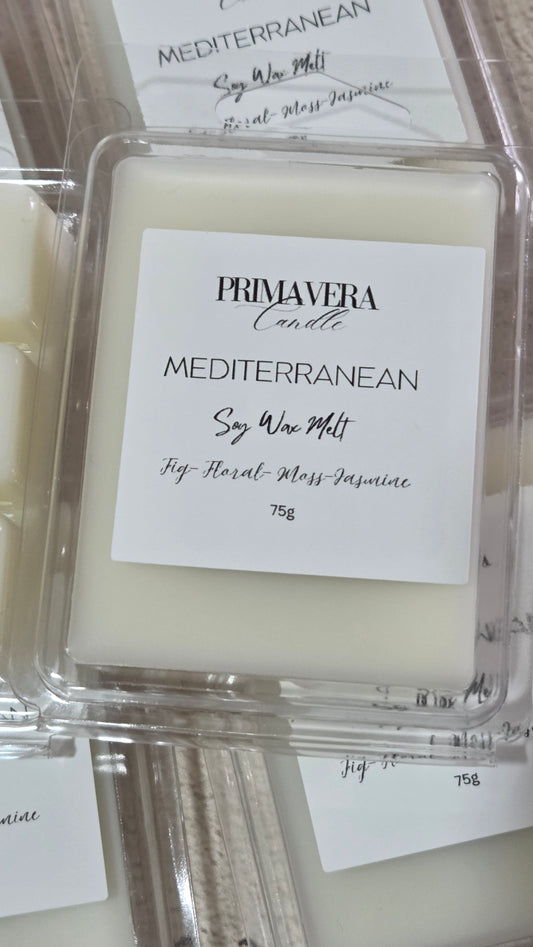 Mediterranean Wax Melt | Floral,Fig, Jasmine, Musk