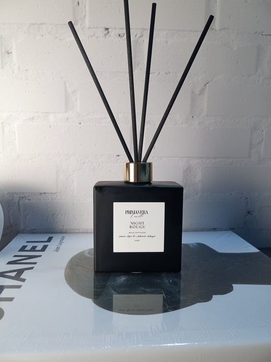 Rouge Scents Reed Diffuser | Jasmine, Saffron & Amberwood Fragrance