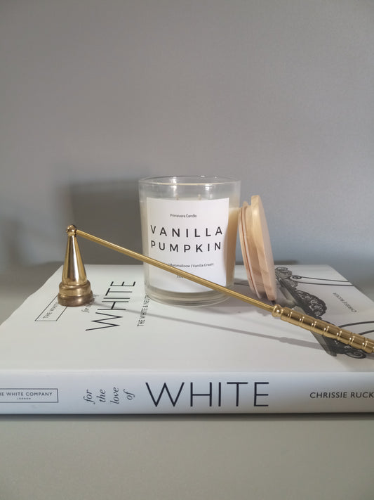 Vanilla Pumpkin Candle | Warm Vanilla, Pumpkin & Marshmallow Scent